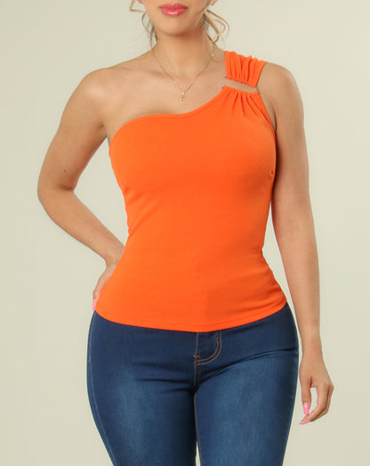 Single Shoulder Top