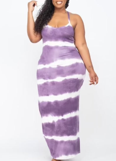 Tie Dye Maxi Plus – Top Tier Boutique Tie Dye Maxi Plus – Top Tier Boutique